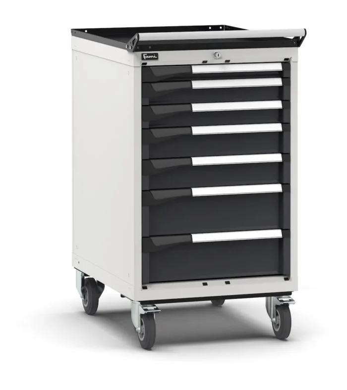 Armadio a Cassetti Master Key Comfort C0 con Ruote EH=27X36 e 7 Cassetti - immagine 1