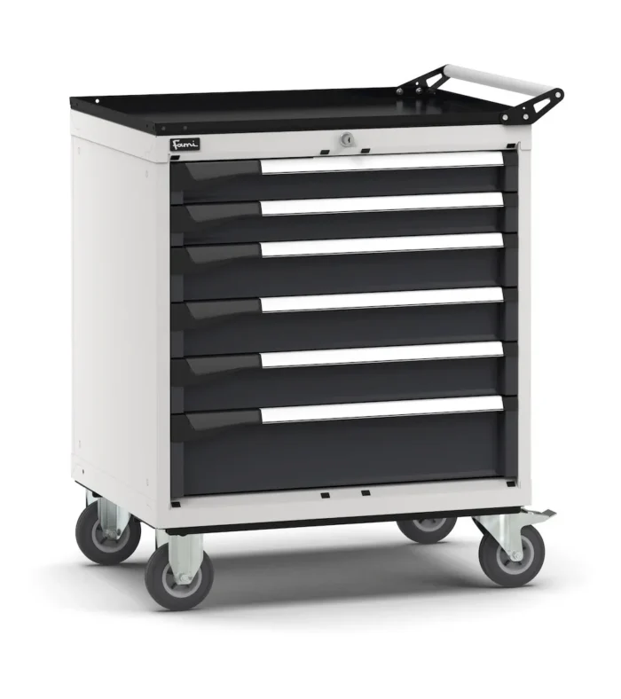 Armadio a Cassetti Master Key Comfort C0 con Ruote-EH=36X27 e 6 Cassetti - immagine 1