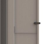 Armadio Spogliatoio 2 Posti con Separatore Sporco/Pulito L=810 P=500 mm - immagine 3