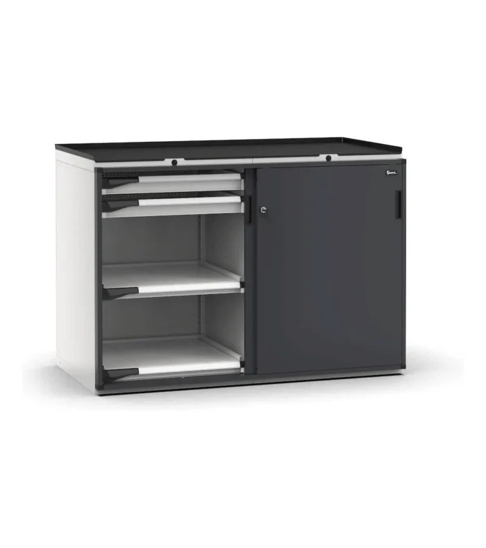 Armadio Doppio Master Key Comfort C0 con Doppia Porta Scorrevole EH=36X36 con 4 Cassetti - immagine 1