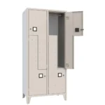 Armadio Spogliatoio Multispazio 4 Posti con Porte a Z L=810 P=500 mm