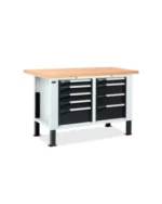 Banco da Lavoro con Piano in Multiplex - 9 Cassetti L=1500 mm