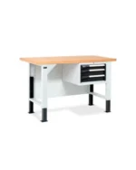 Banco da Lavoro con Piano in Multiplex con 3 Cassetti L=1500mm