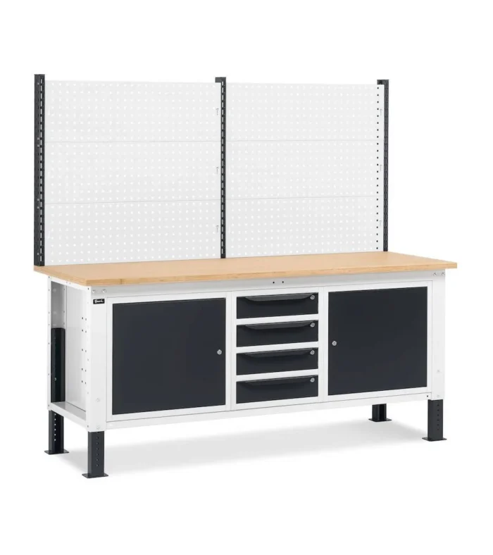 Banco Work UP con Piano in Multiplex L=2000 mm - immagine 1