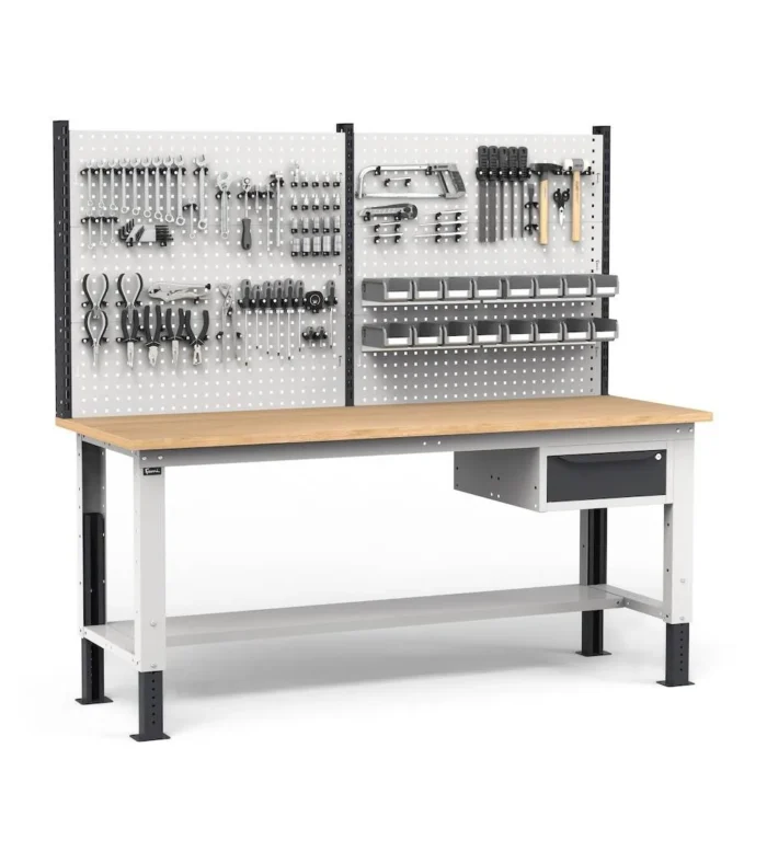 Banco Work UP con Piano in Multiplex L=2000 mm - immagine 1