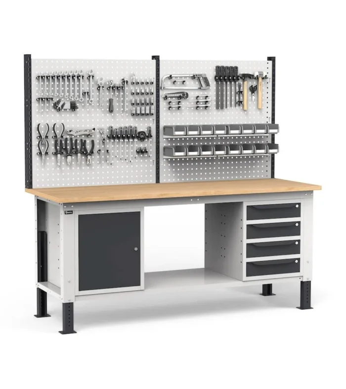 Banco Work UP con Piano in Multiplex L=2000 mm - immagine 1