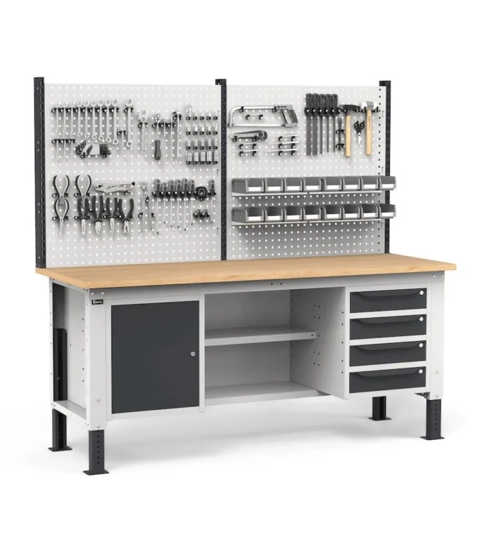 Banco Work UP con Piano in Multiplex L=2000 mm - immagine 1