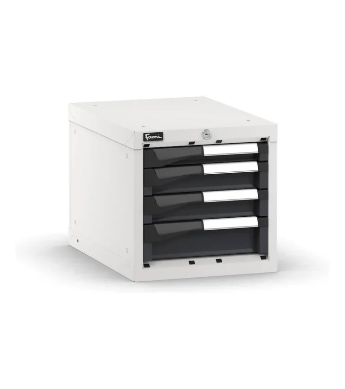 Armadio a Cassetti Master Key Comfort C0-EH=18X27 con 4 Cassetti - Dim.mm L=408 P=573 A=400 - immagine 1