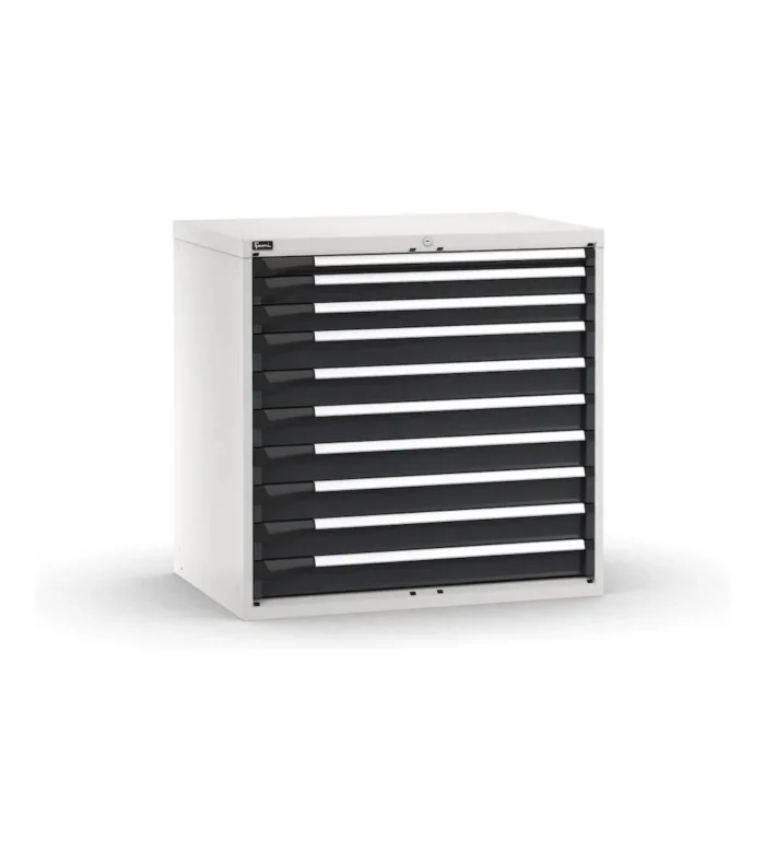 cassettiera-porta-attrezzi-10-cassetti-1x50-2x75-7x100-l1020-x-p726-x-h1000-mm-5.webp Armadio a Cassetti Master Key Comfort C0-EH=54X36 con 10 Cassetti - immagine 1