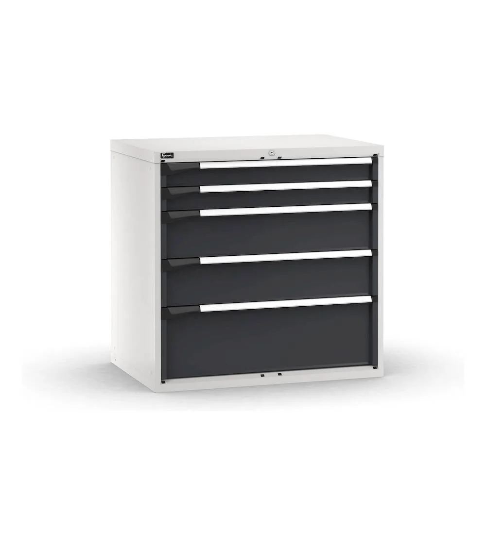 cassettiera-porta-attrezzi-5-cassetti-2x100-2x200-1x300-l1020-x-p726-x-h1000-mm-5.webp Armadio a Cassetti Master Key Comfort C0-EH=54X36 con 5 Cassetti - immagine 1