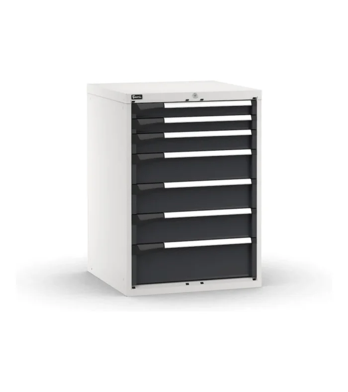 cassettiera-porta-attrezzi-7-cassetti-2x75-1x100-3x150-1x200-l714-x-p726-x-h1000-mm-3.webp Armadio a Cassetti Master Key Comfort C0-EH=36X36 con 7 Cassetti - immagine 1