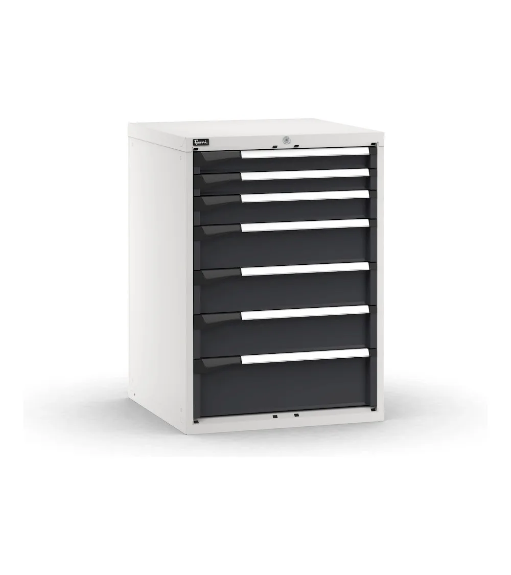 cassettiera-porta-attrezzi-7-cassetti-2x75-1x100-3x150-1x200-l714-x-p726-x-h1000-mm-3.webp Armadio a Cassetti Master Key Comfort C0-EH=36X36 con 7 Cassetti - immagine 1