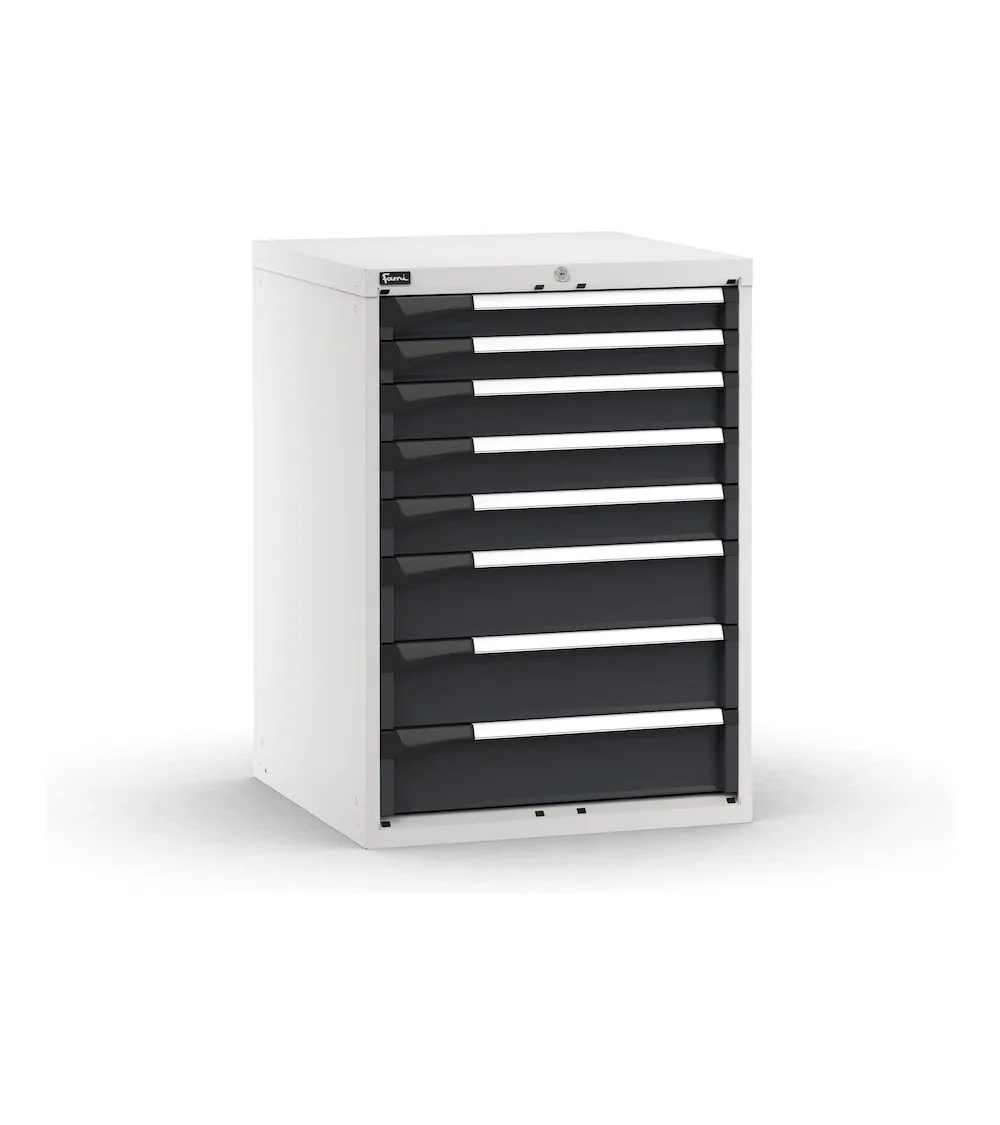 cassettiera-porta-attrezzi-8-cassetti-2x75-3x100-3x150-l714-x-p726-x-h1000-mm-3.webp Armadio a Cassetti Master Key Comfort C0-EH=36X36 con 8 Cassetti - immagine 1