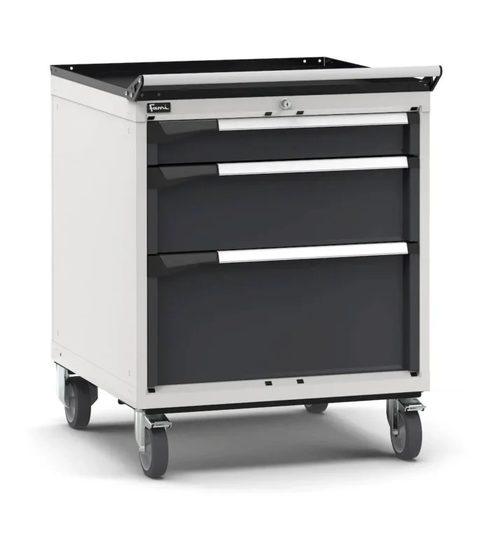 Armadio a Cassetti Master Key Comfort C0 con Ruote EH=36X36 con 3 Cassetti - immagine 1