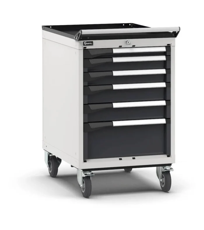 Armadio a Cassetti Master Key Comfort C0 con Ruote EH=27X36 e 6 Cassetti - immagine 1