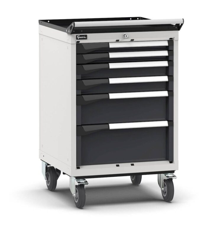 Armadio a Cassetti Master Key Comfort C0 con Ruote EH=27X27 e 6 Cassetti - immagine 1