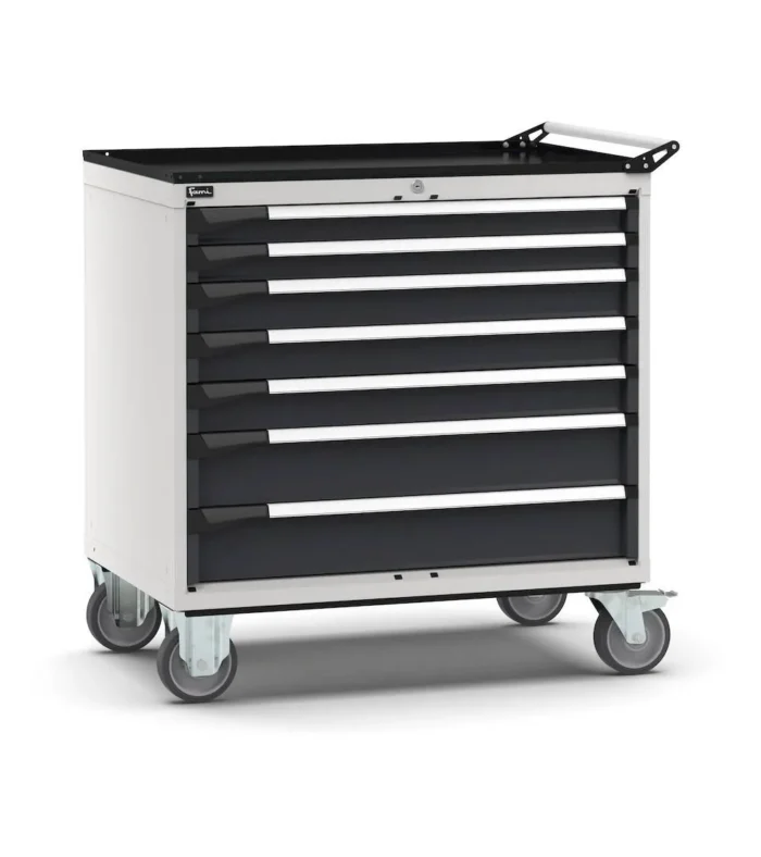 Armadio a Cassetti Master Key Comfort C0 con Ruote EH=54X36 e 7 Cassetti - immagine 1