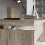 Scrivania Sagomata Cubo 205x100 cm - immagine 4