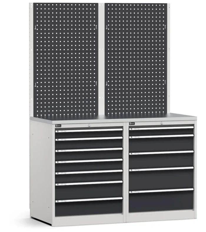 composizione-con-parete-attrezzata-per-arredo-officina-garage098.webp Combinazione Gear Garage con Arredo Lineare 1.5 m - immagine 1