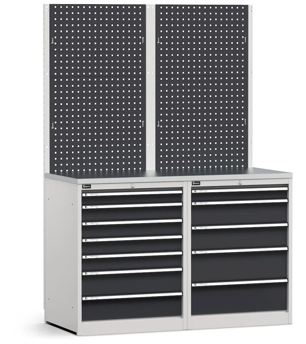 composizione-con-parete-attrezzata-per-arredo-officina-garage098.webp Combinazione Gear Garage con Arredo Lineare 1.5 m - immagine 1