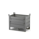 Contenitore in Lamiera Leggero con Sportello e Slitte