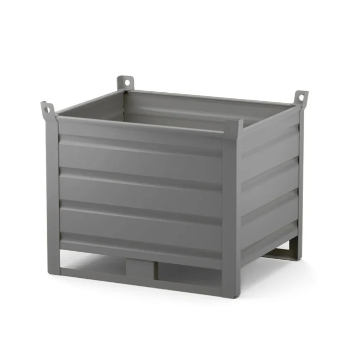Contenitore in Lamiera Medio con Slitte - immagine 1