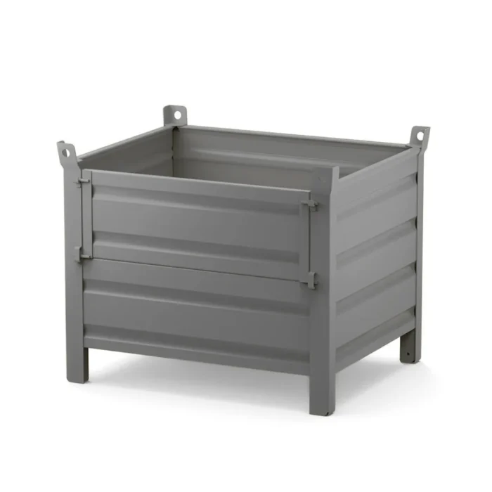 contenitore-in-lamiera-medio-con-sportello.webp Contenitore in Lamiera Medio con Sportello - immagine 1