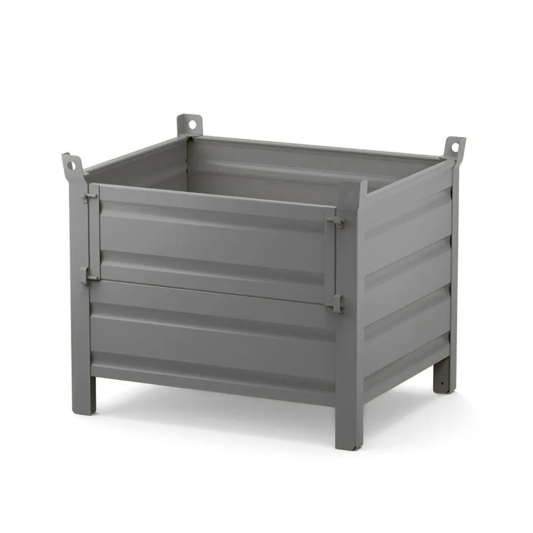 contenitore-in-lamiera-medio-con-sportello.webp Contenitore in Lamiera Medio con Sportello - immagine 1