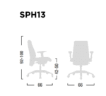 Poltrona Direzionale Sphera con Braccioli Regolabili - immagine 2