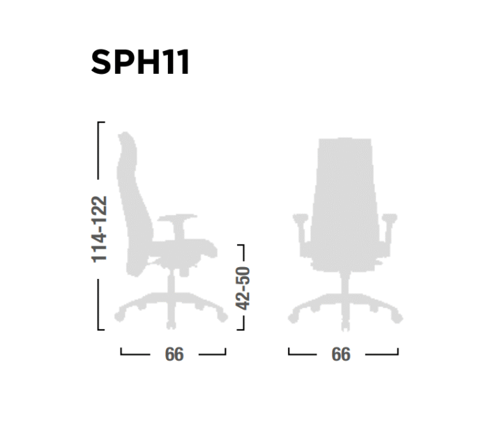 Poltrona Direzionale Sphera con Braccioli Regolabili - immagine 2