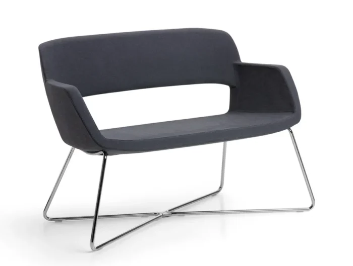 divano-look.webp Divano Attesa Look con Seduta e Schienale in Tessuto - immagine 1