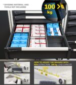 Armadio a Cassetti Master Key Comfort C0 con Ruote EH=27X27 e 6 Cassetti - immagine 7