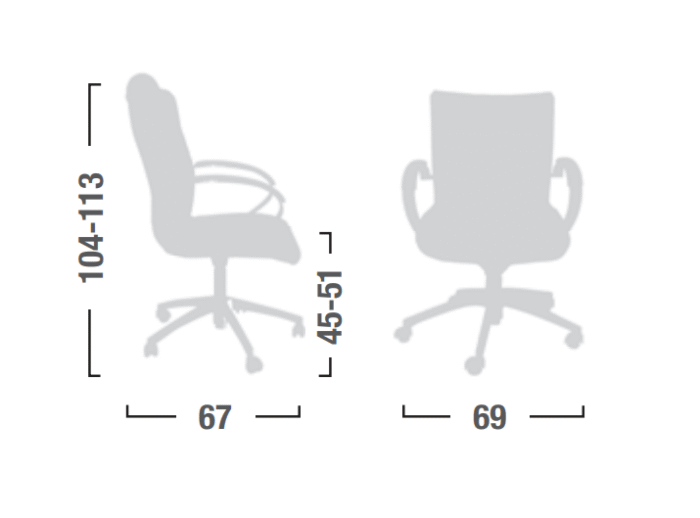 Poltrona Direzionale Apollo con Doppio Bracciolo - immagine 2