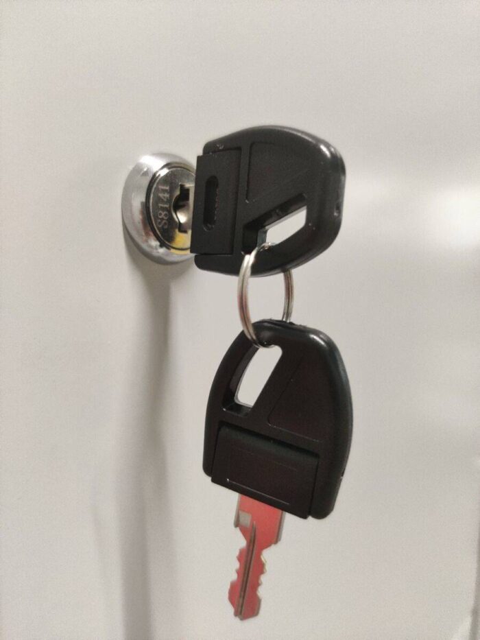 Armadio Spogliatoio 2 Posti con Separatore Sporco/Pulito L=810 P=500 mm - immagine 5