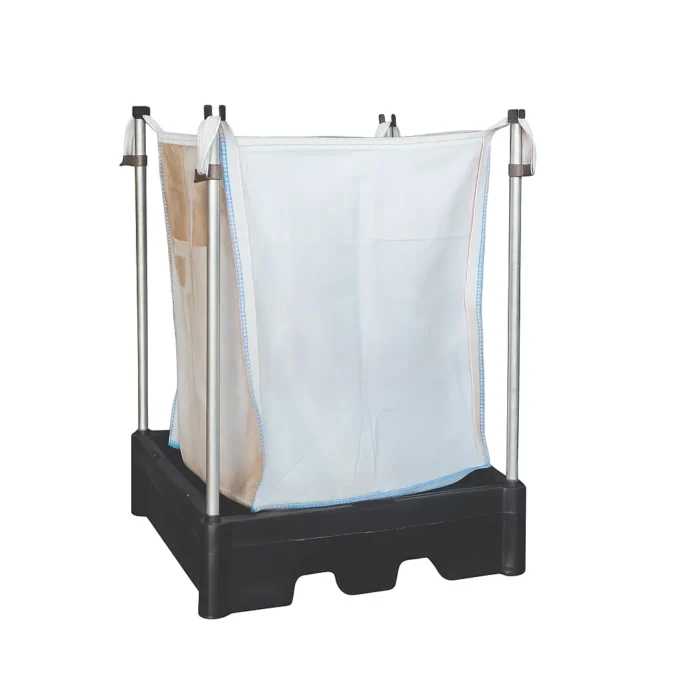 porta-big-bag-con-vasca-in-polietilene-1.webp Contenitore Porta Big Bag con Vasca di Raccolta in PE - immagine 1