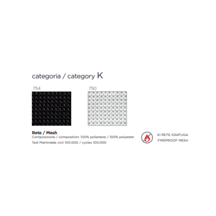 Poltrona Direzionale Kira in Rete Bassa con Braccioli ed Oscillante - immagine 3