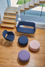 Divano Attesa Look con Seduta e Schienale in Tessuto - immagine 4