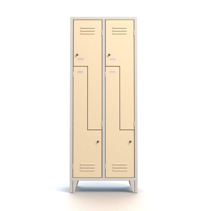 Armadio Spogliatoio Multispazio 4 Posti con Porte a Z L=690 P=500 mm - immagine 8