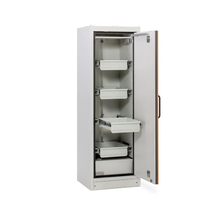 Armadio ProLine per Liquidi Infiammabili Type 90 L=600 H=1950 mm con Ripiani Estraibili - immagine 1