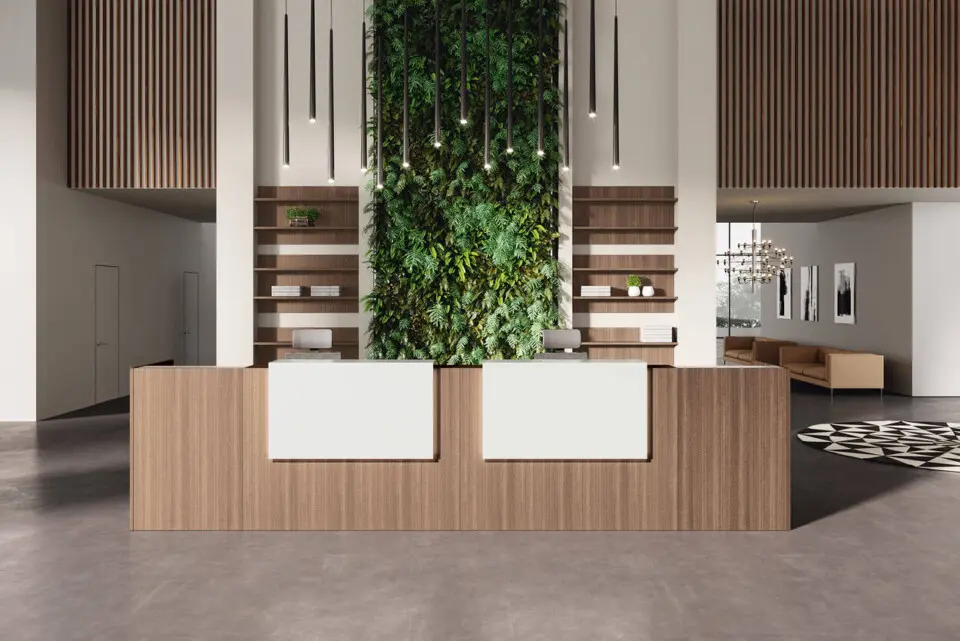 banco reception ufficio personalizzato Torino