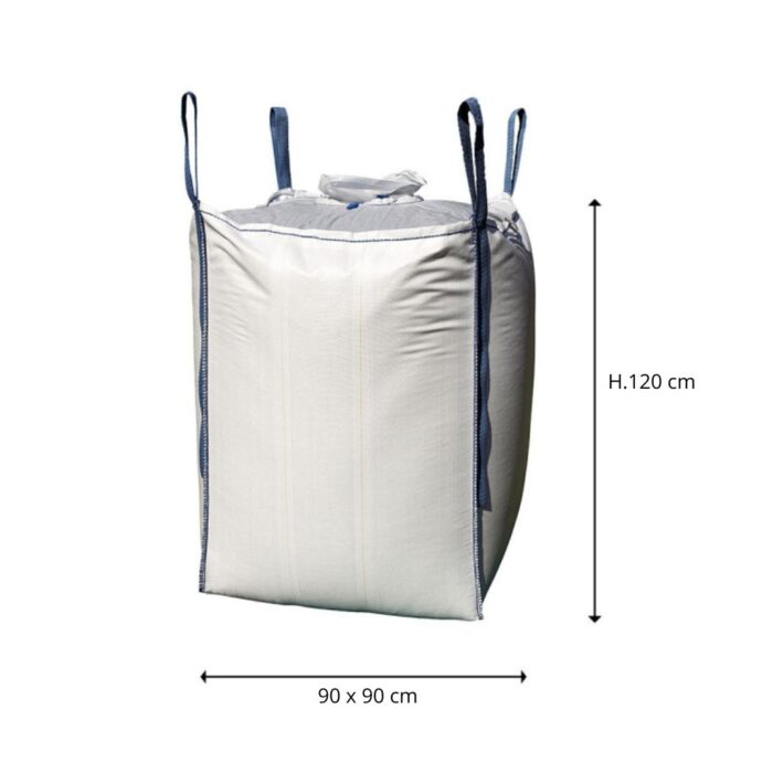 10 Big Bag 90x90x120 H - Non Omologato con Liner - Portata 1000 Kg - immagine 1