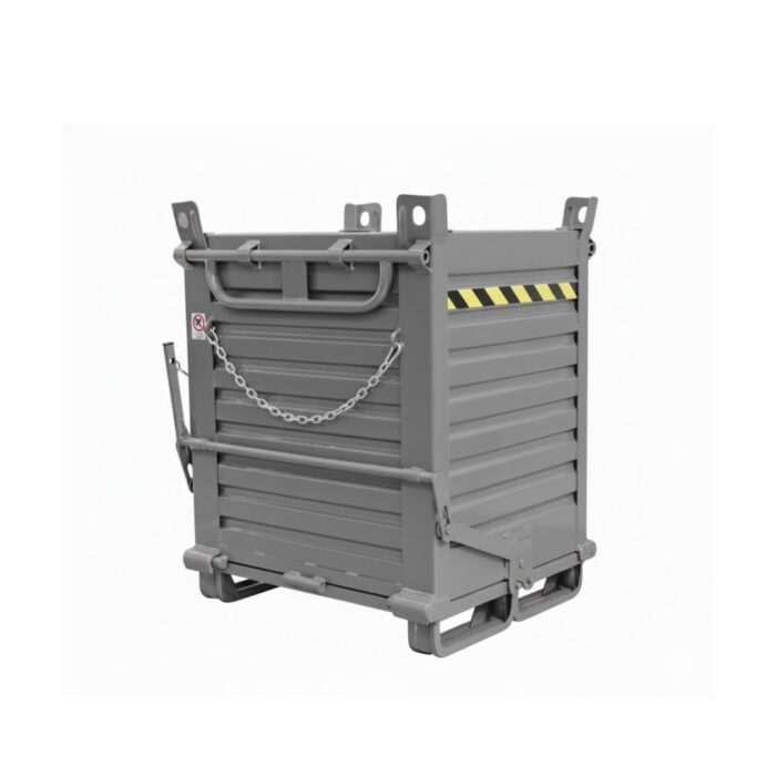 Contenitore con Fondo Apribile, Doppio Fondello 1000 x 800 x 1000 mm - immagine 1