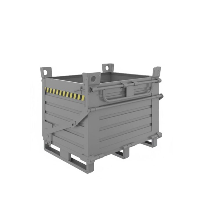 Contenitore con Fondo Apribile, Unico Fondello 1000 x 800 x 650 mm - immagine 1