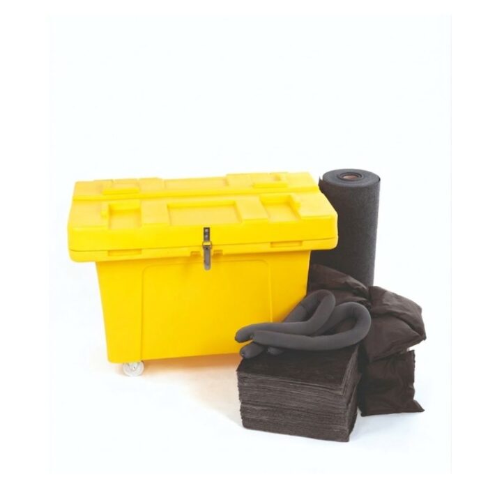 Kit Carrellato Assorbente Universale 500 Lt - Grigio - immagine 1