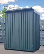 Container Modulare con Vasca di Raccolta 1350 L per 4 Ibc con Porte Battenti - immagine 2