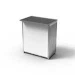 Container Modulare con Vasca di Raccolta 1350 L per 4 Ibc con Telo in Pvc