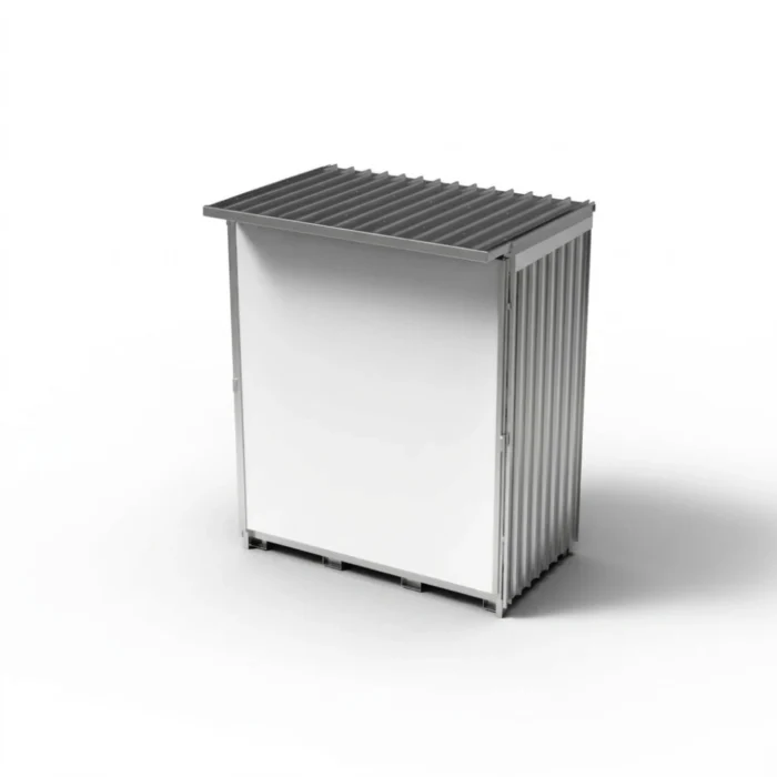 Container Modulare con Vasca di Raccolta 1350 L per 4 Ibc con Telo in Pvc - immagine 1