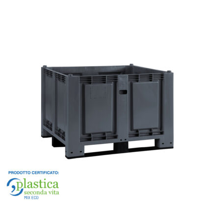 Cargopallet 700 Eco - Contenitore in Plastica con 3 Travette Dim.mm 1200x1000x830 h