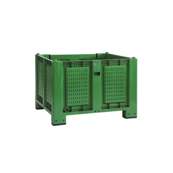 Cargopallet 700 Plus Grigliato - Contenitore in Plastica con 4 Piedi Dim.mm 1200x1000x830 h - immagine 1