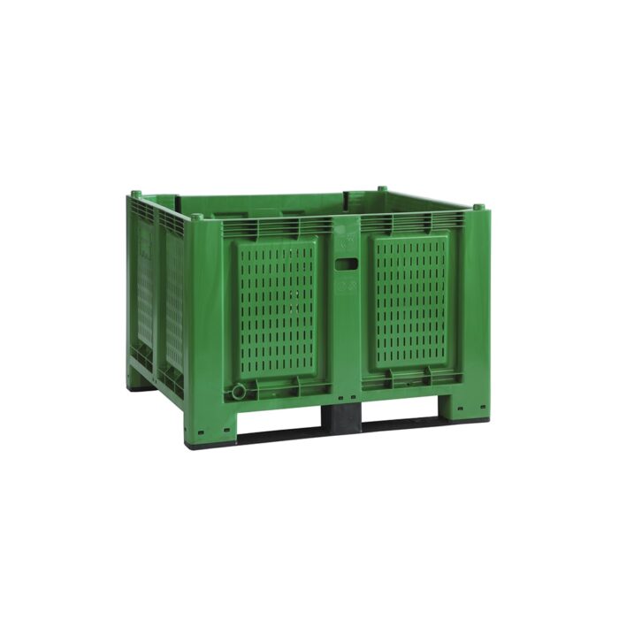 Cargopallet 700 Plus Grigliato - Contenitore in Plastica con 2 Travette Dim.mm 1200x1000x830 h - immagine 1